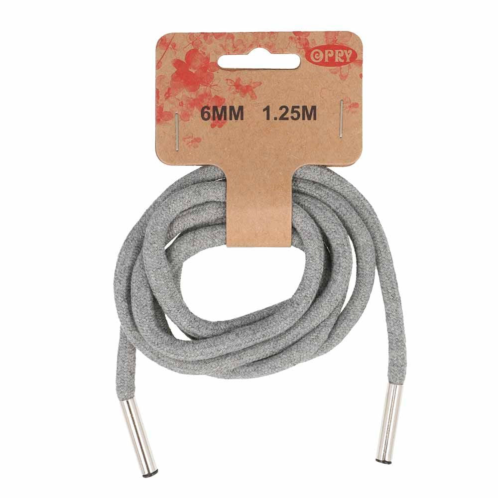 Sweet cord with tips - Light gray