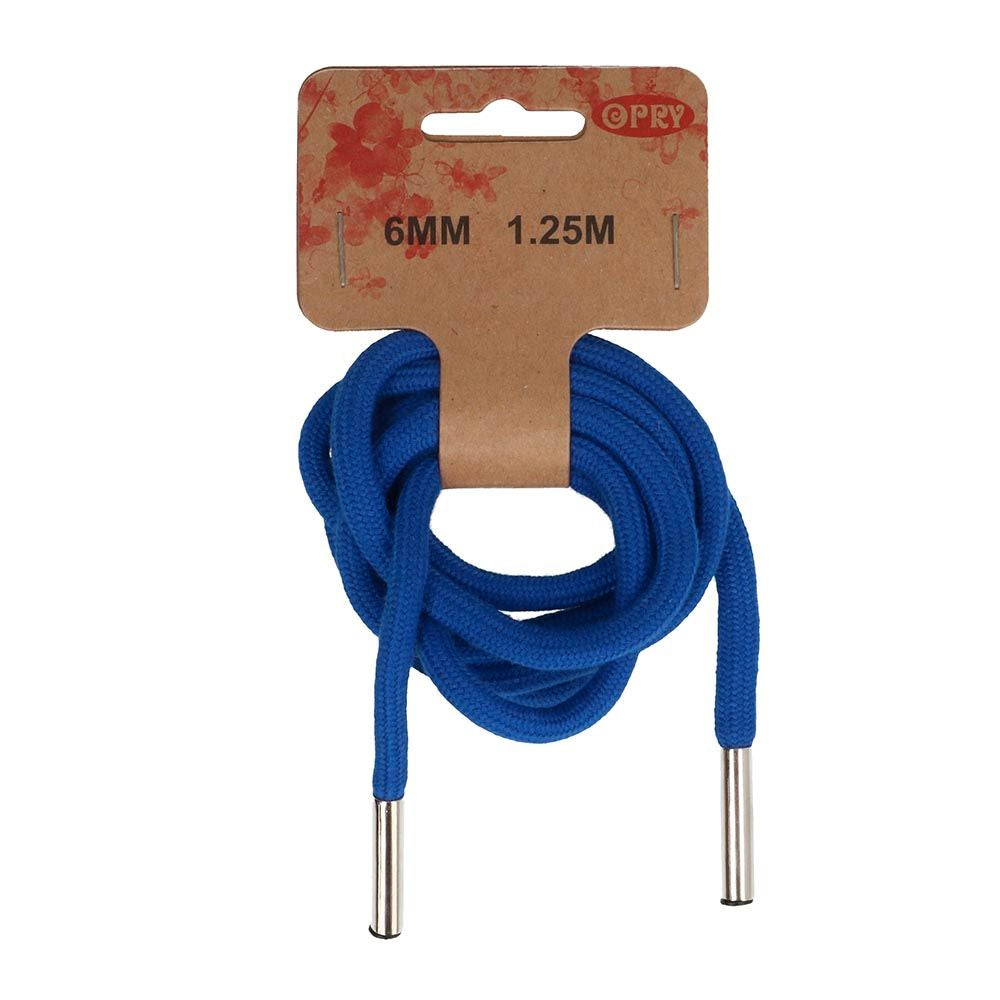 Sweatshirt cord with tips - royal blue