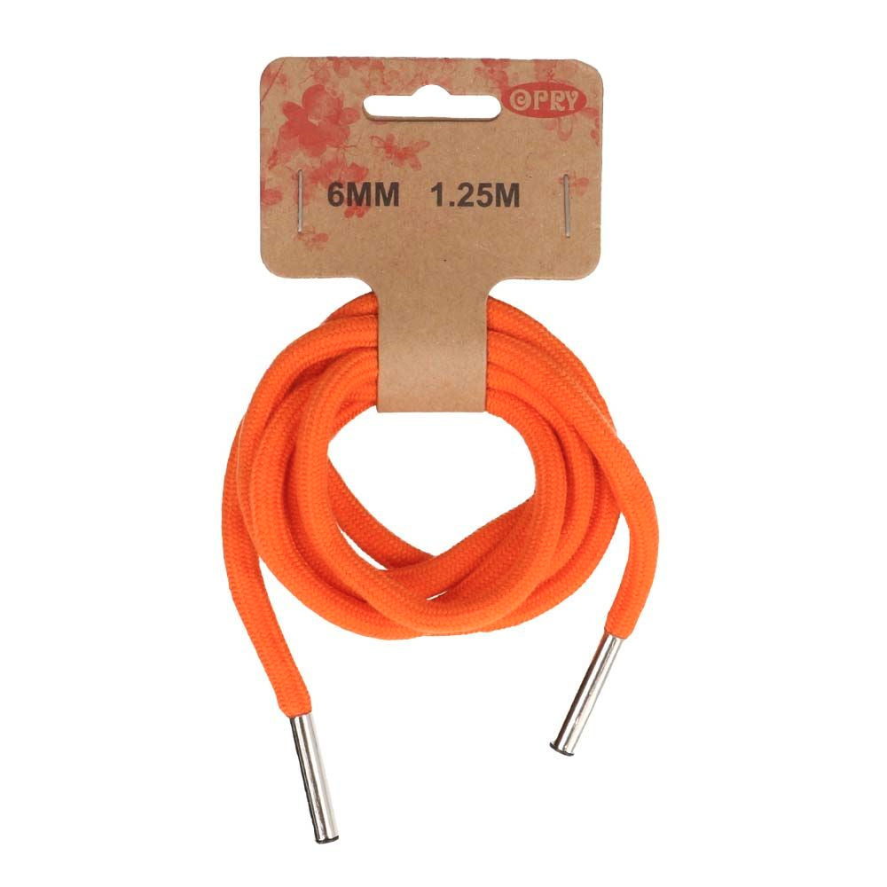 Sweatshirt cord with tips - orange