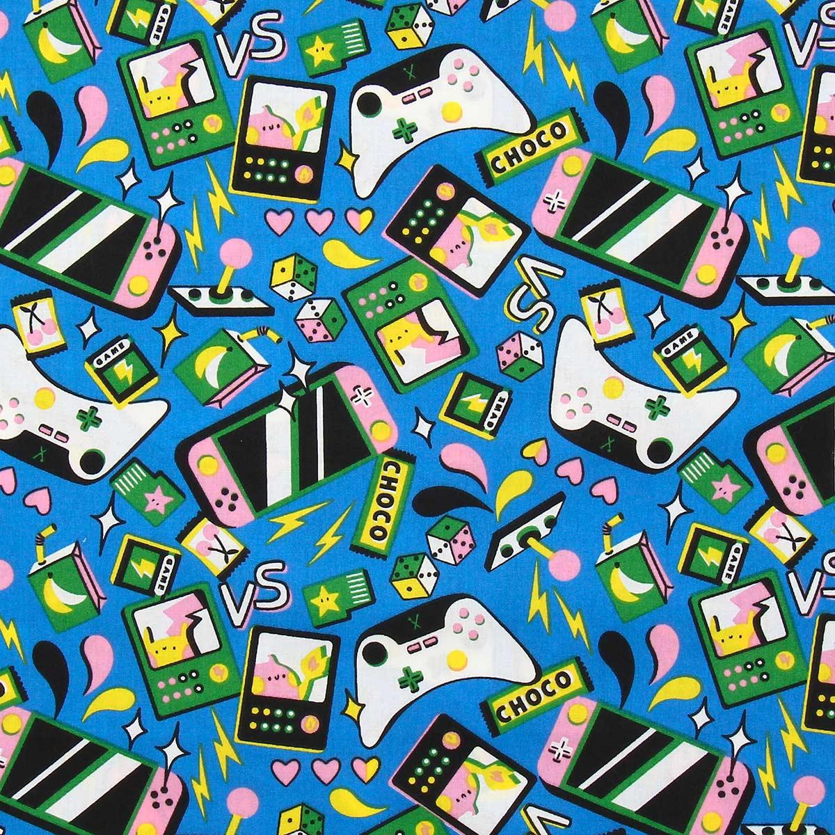 Cotton poplin fabric - Video games