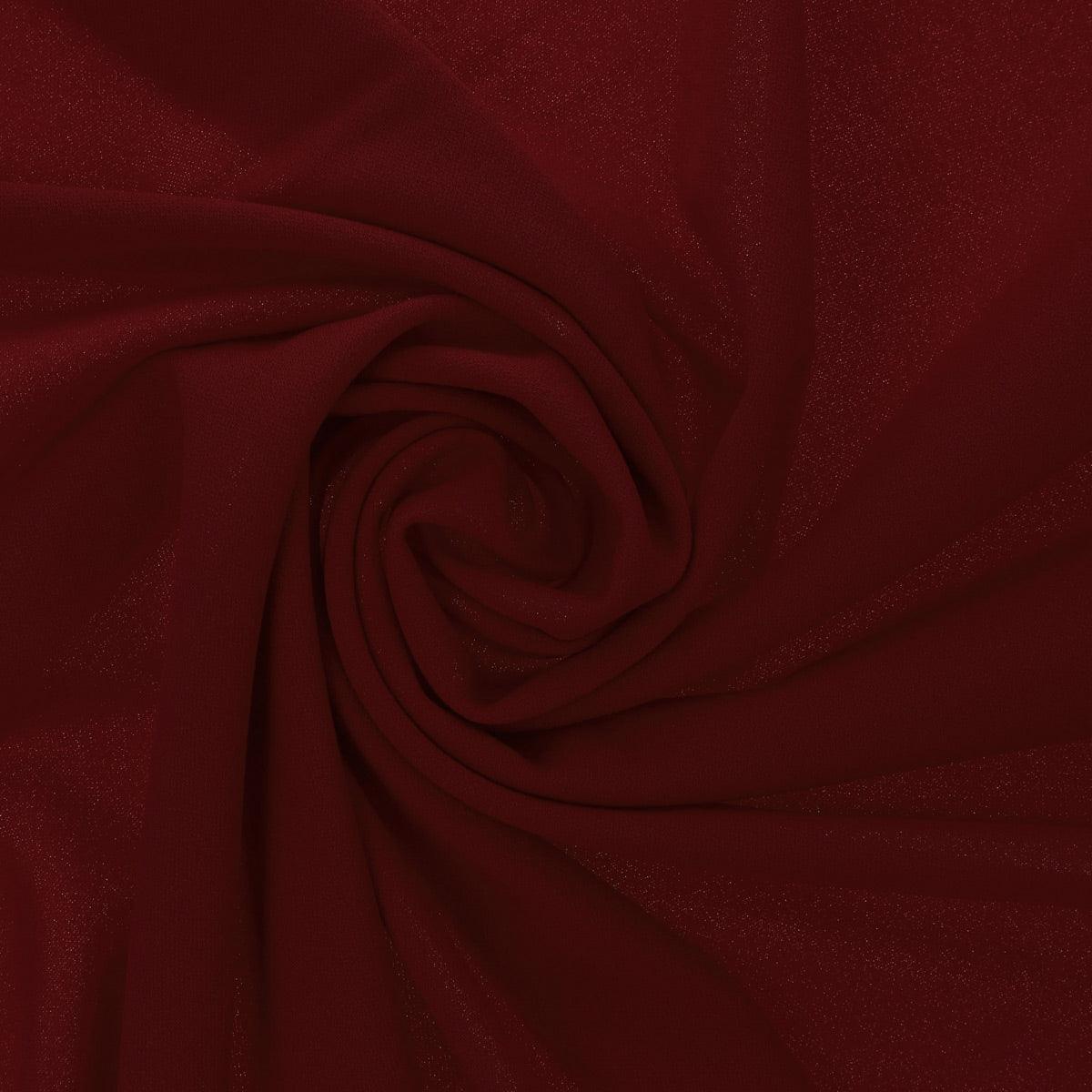 Tissu scuba crêpe - Rouge foncé