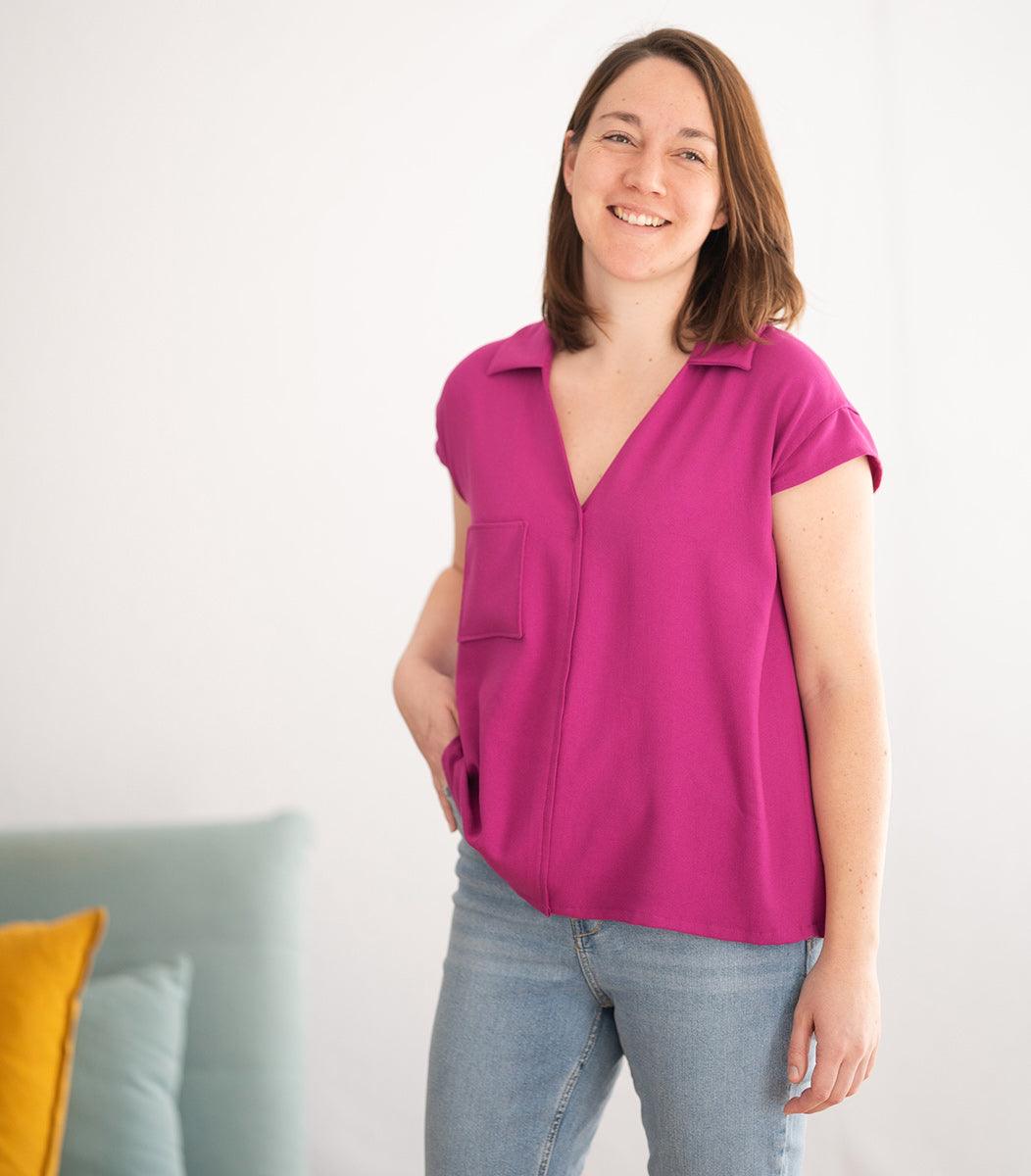 Hopp Blouse Pattern - Anna Rose Patterns