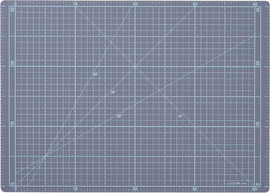 Kleeblattmatte - 32 cm x 45 cm