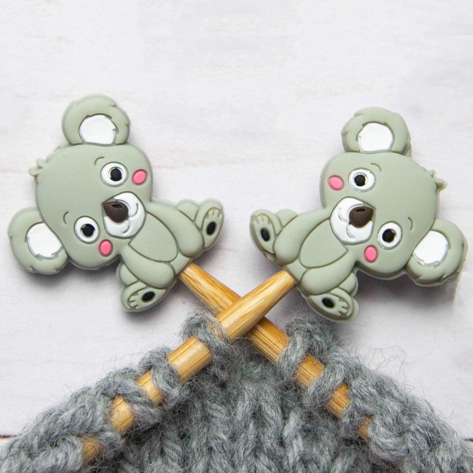 Candle stops for knitting needles - Koala