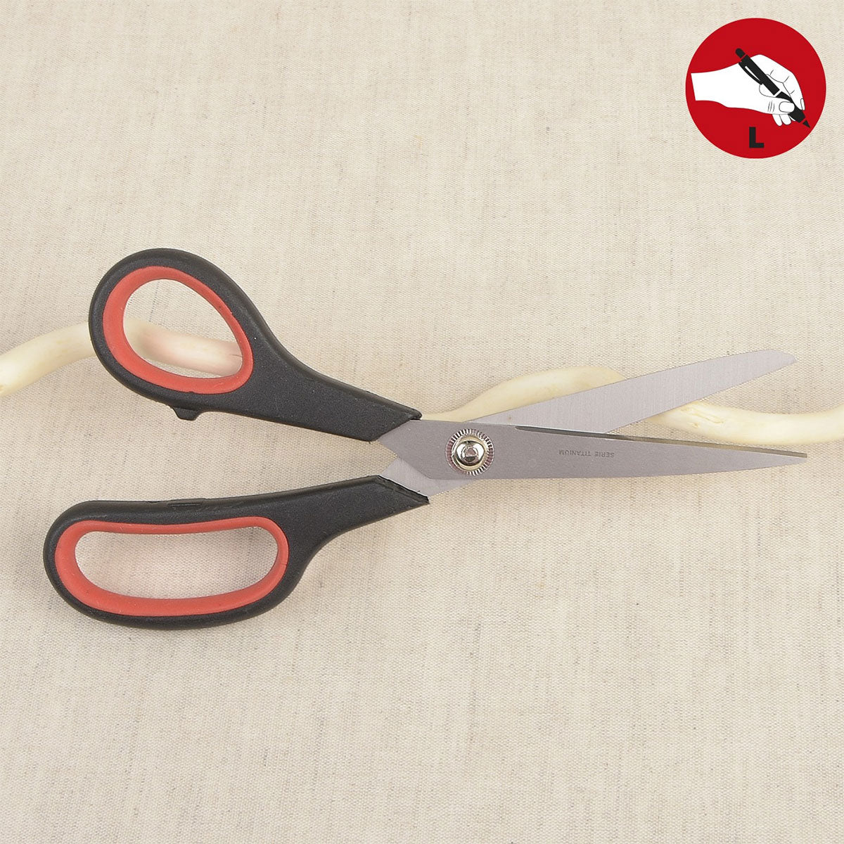 Titanium left -back universal scissors 21 cm