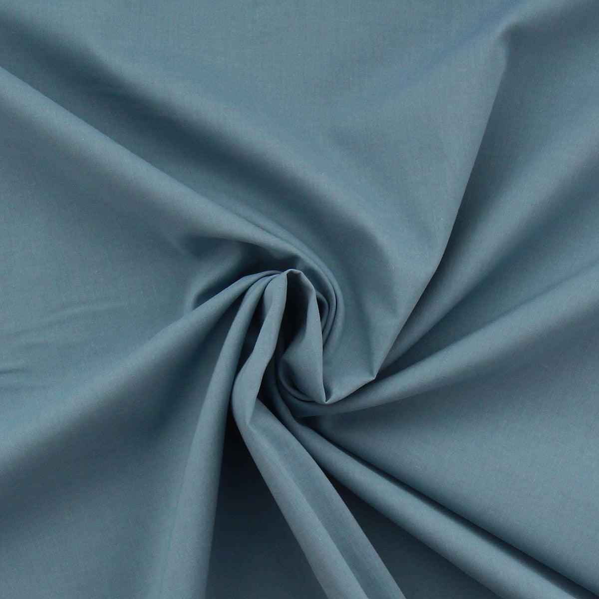 Tissu voile de coton - Bleu jeans