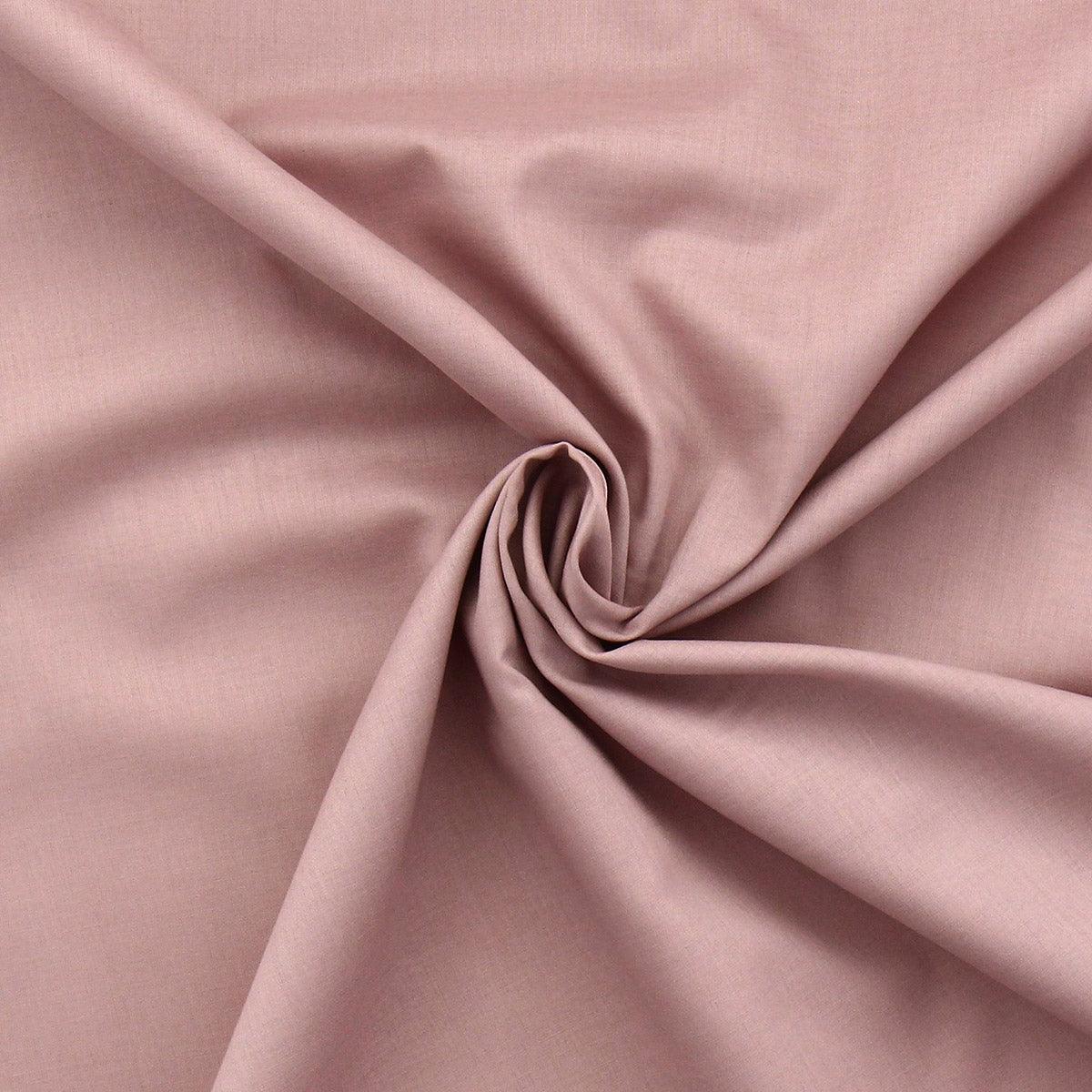 Tissu voile de coton - Vieux rose