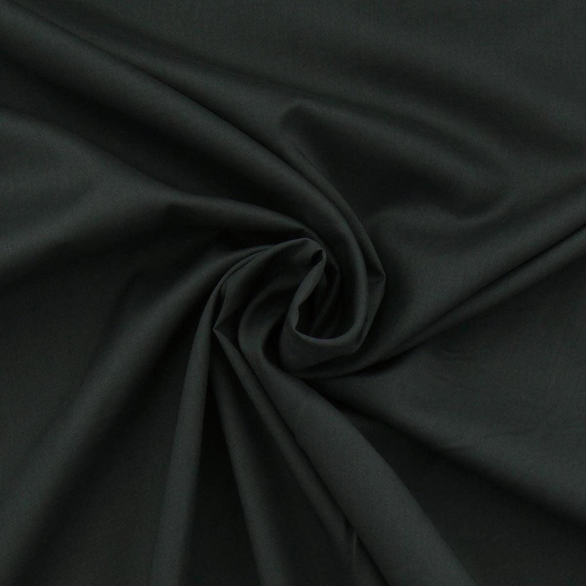 Tissu voile de coton - Gris anthracite