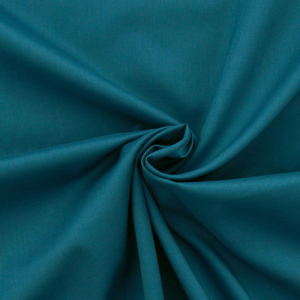 Tissu voile de coton - Bleu pétrole foncé