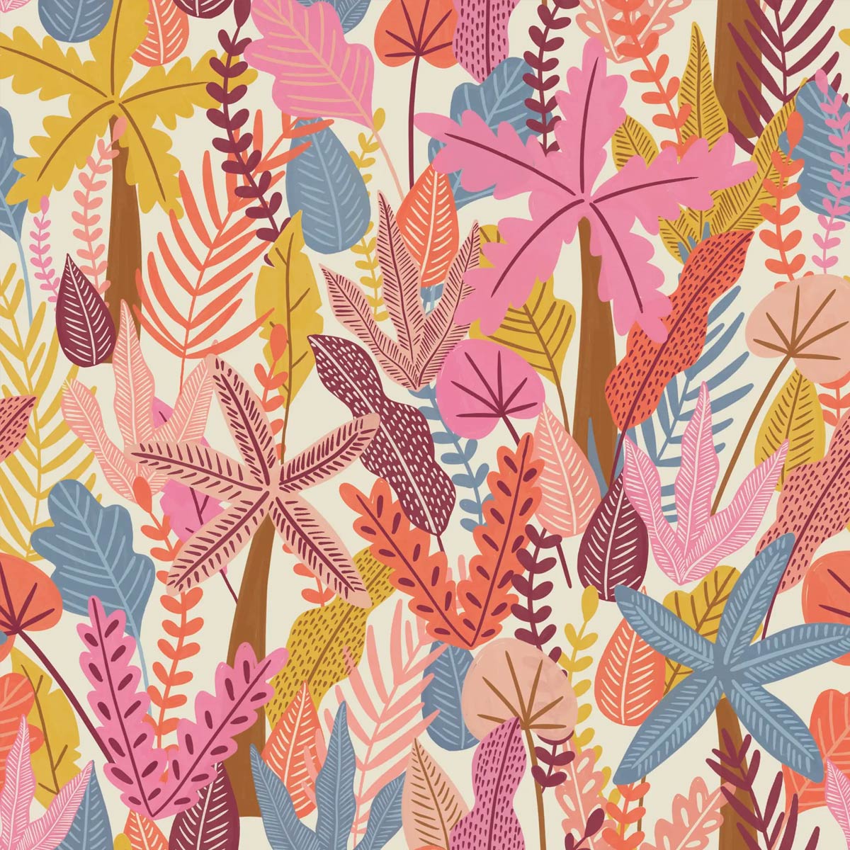 Viscose fabric in the jungle - Lise Tailor