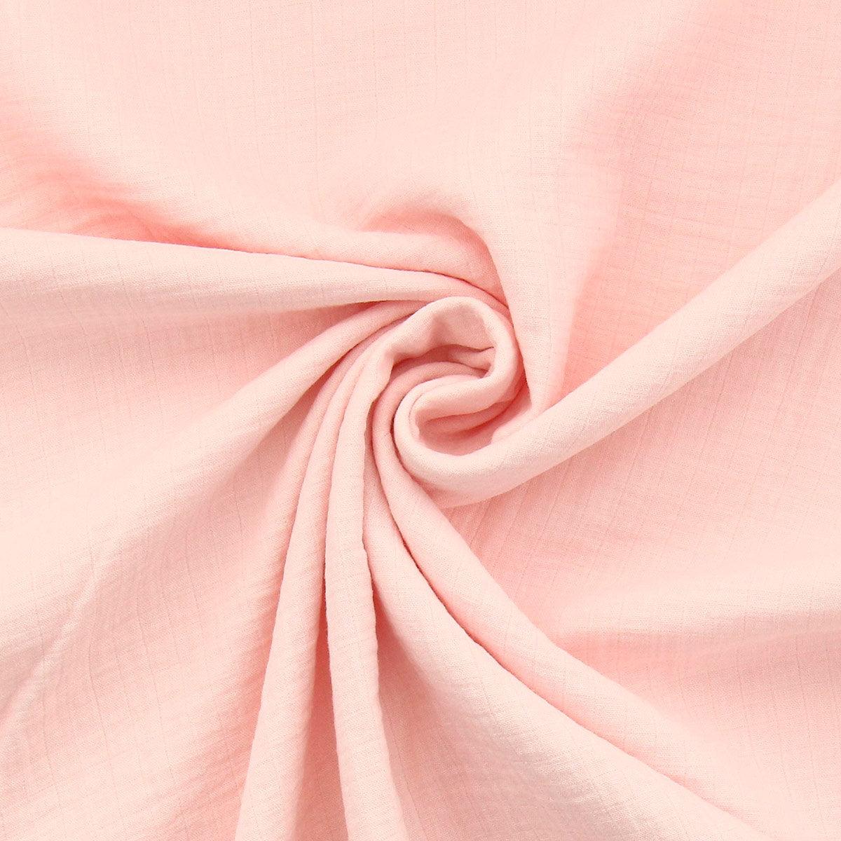 Double gauze Lange fabric - Light pink