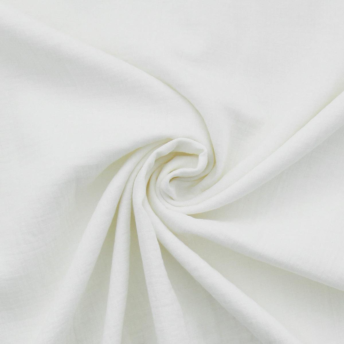 Double GAZE - White Lange Fabric