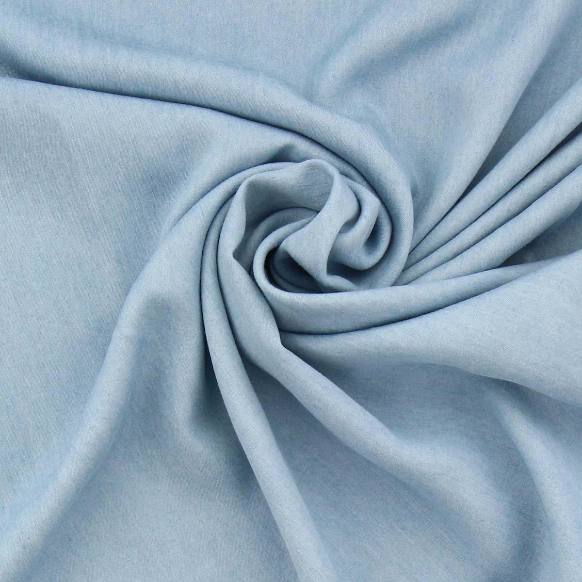 Tencel Chambray fabric - light blue