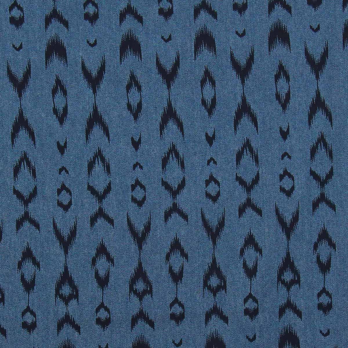 Tissu Denim chambray imprimé - Motifs