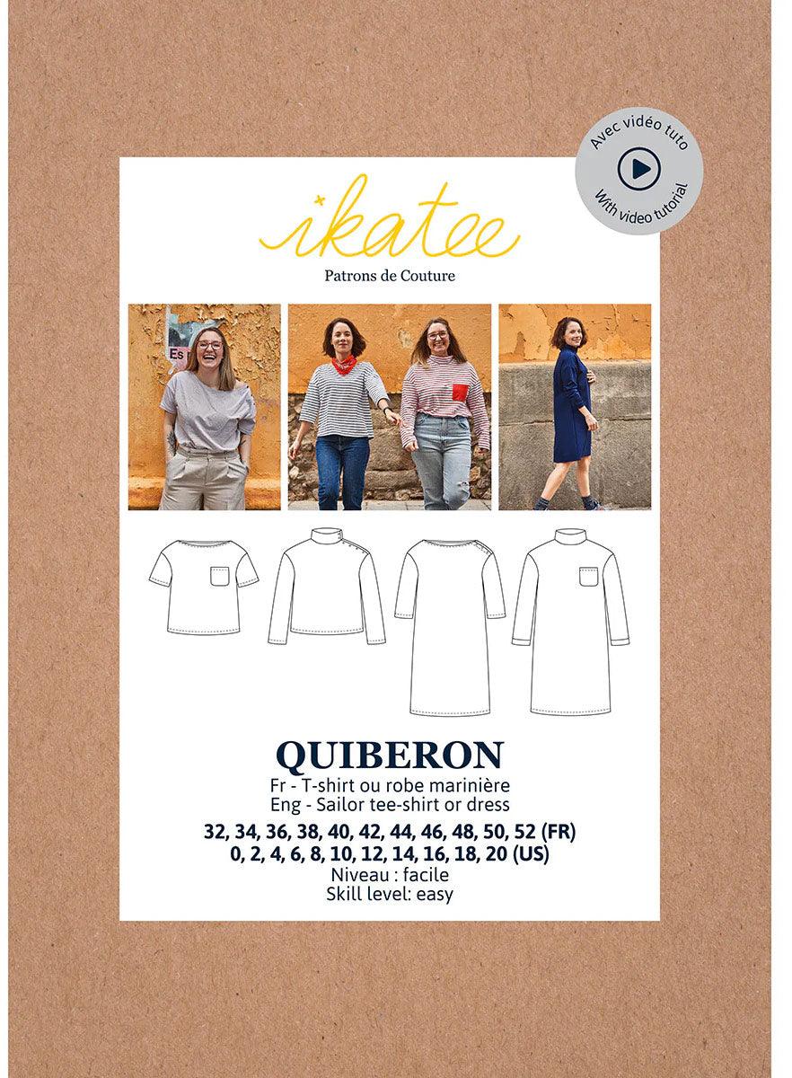 T -shirt pattern or Quiberon - Ikatee dressing dress