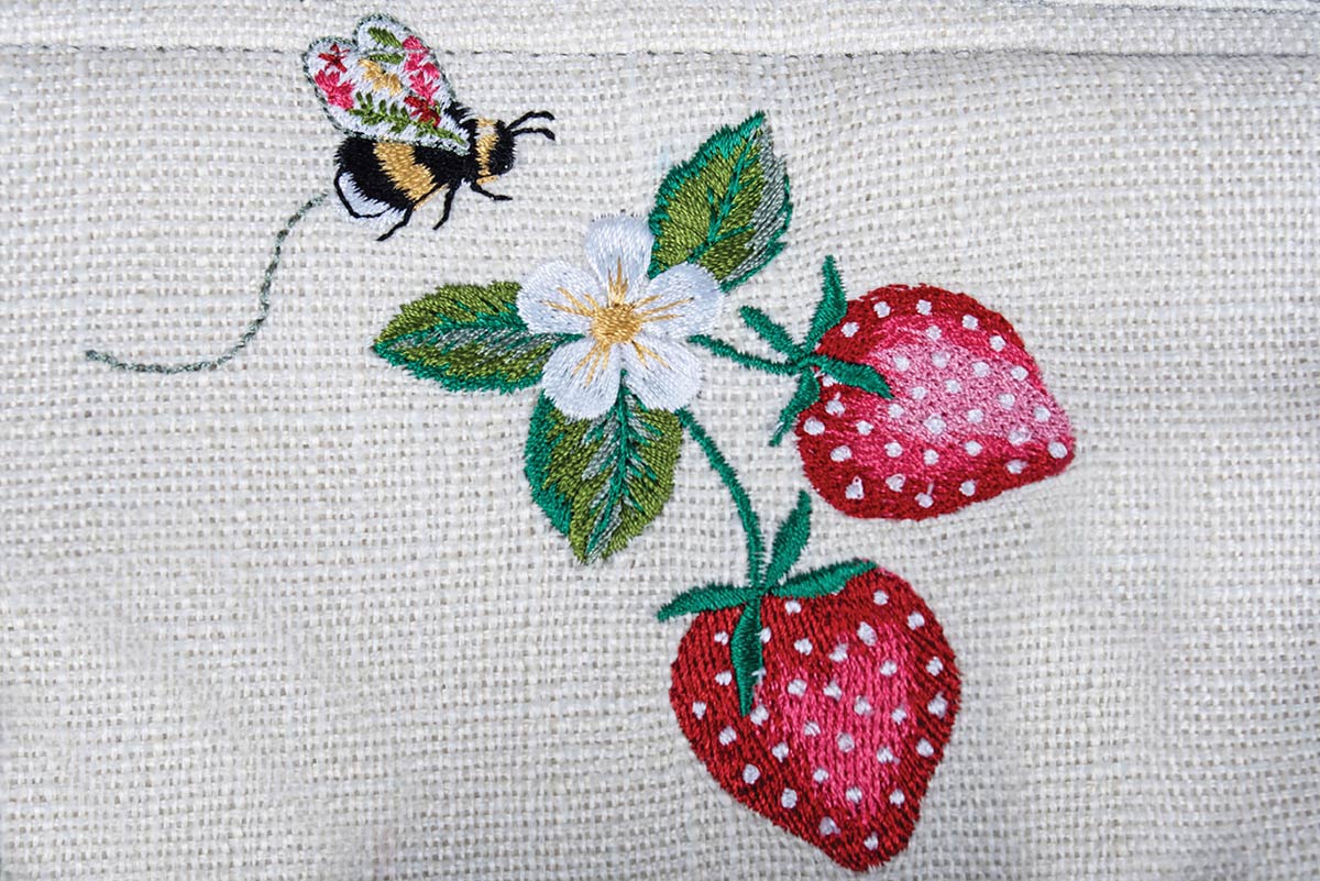 Sac à ouvrage - Fraises