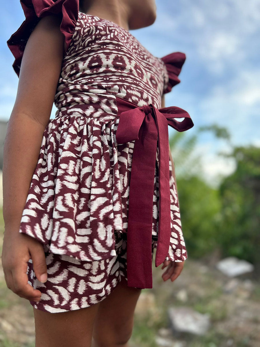 Pomegranate viscose fabric - My dress made x shortcop