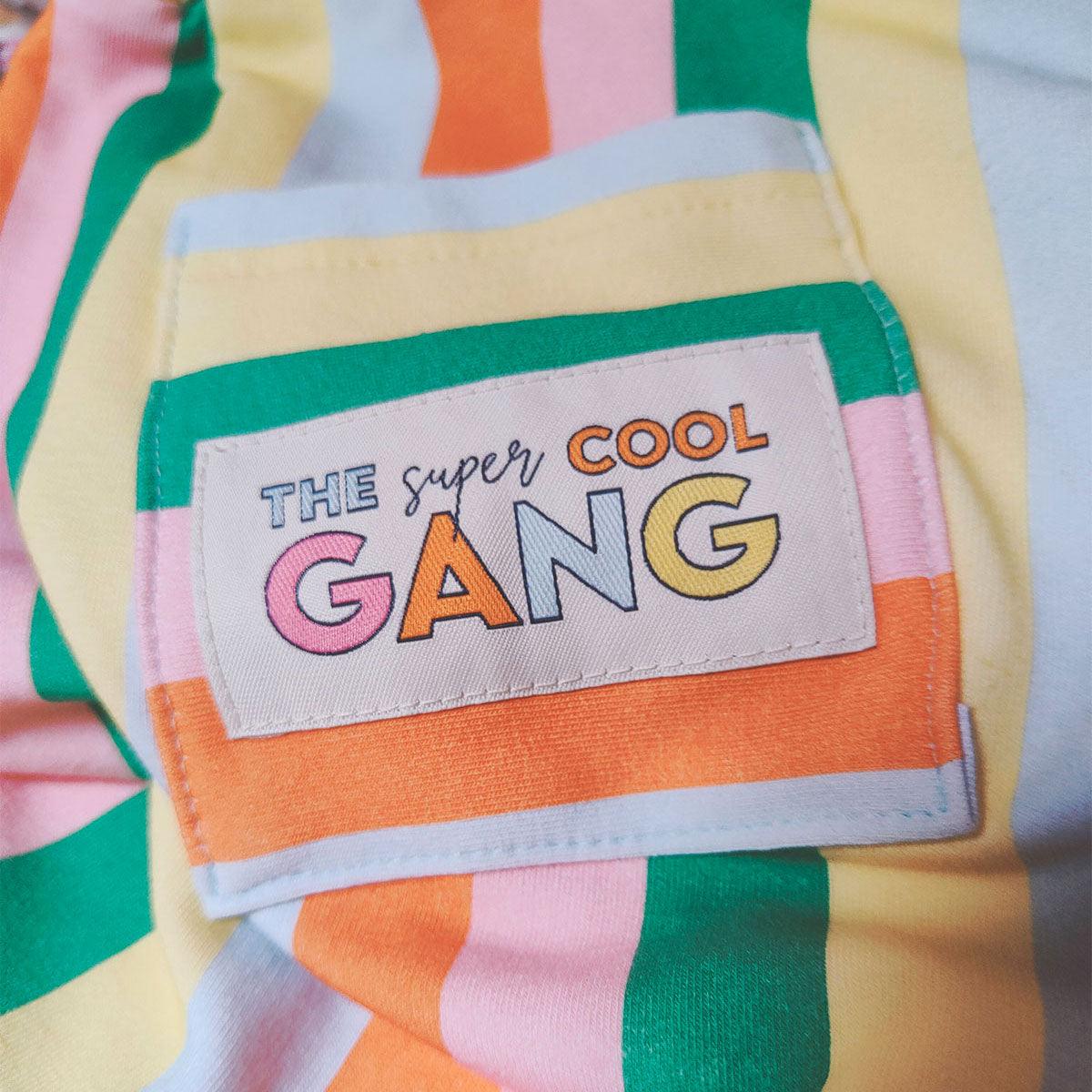 Set of 6 woven labels - The Super Cool Gang