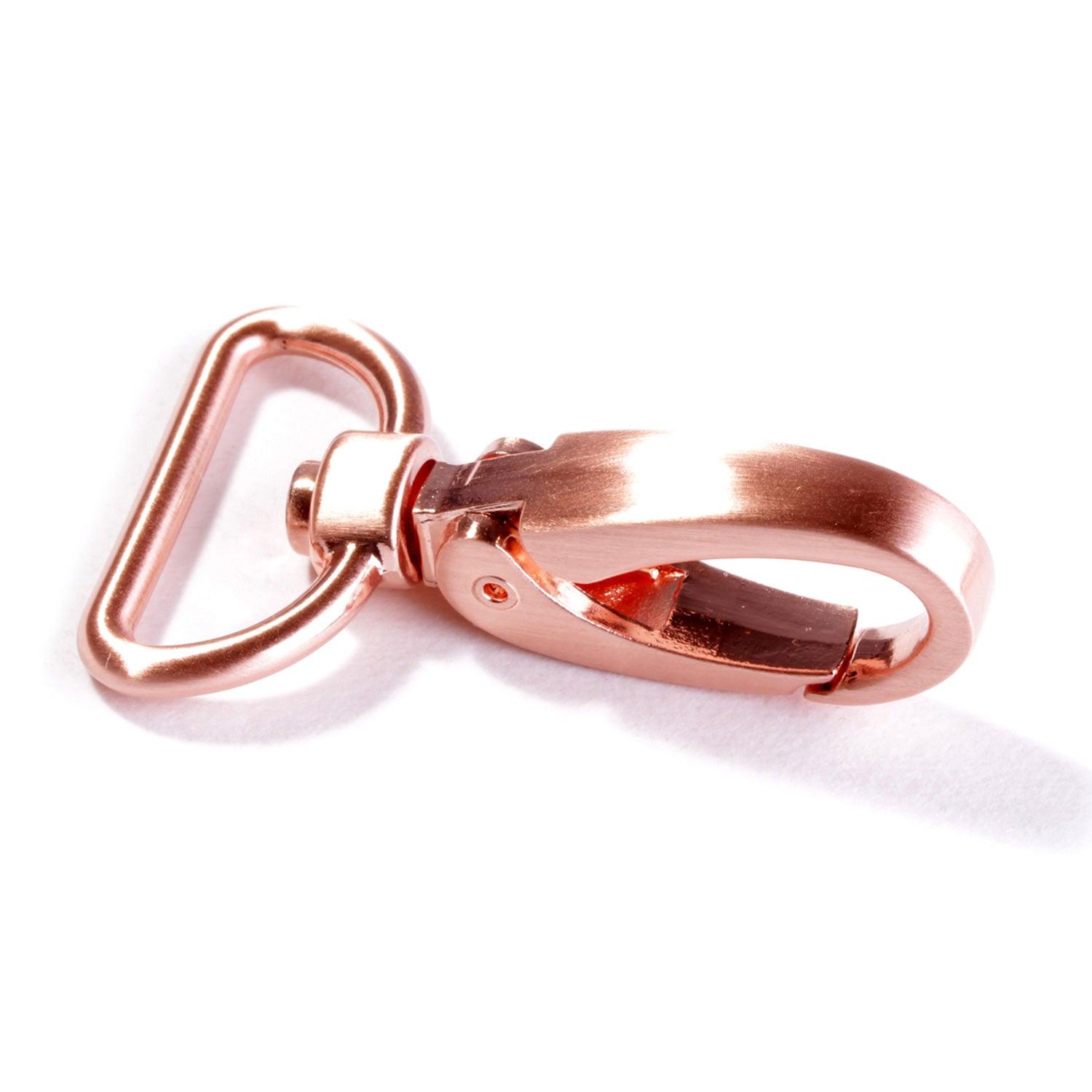 25 mm Metallkarabiner - Roségold