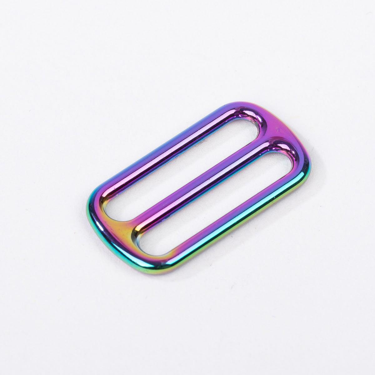 Metal sliding loop - 25 mm Rainbow