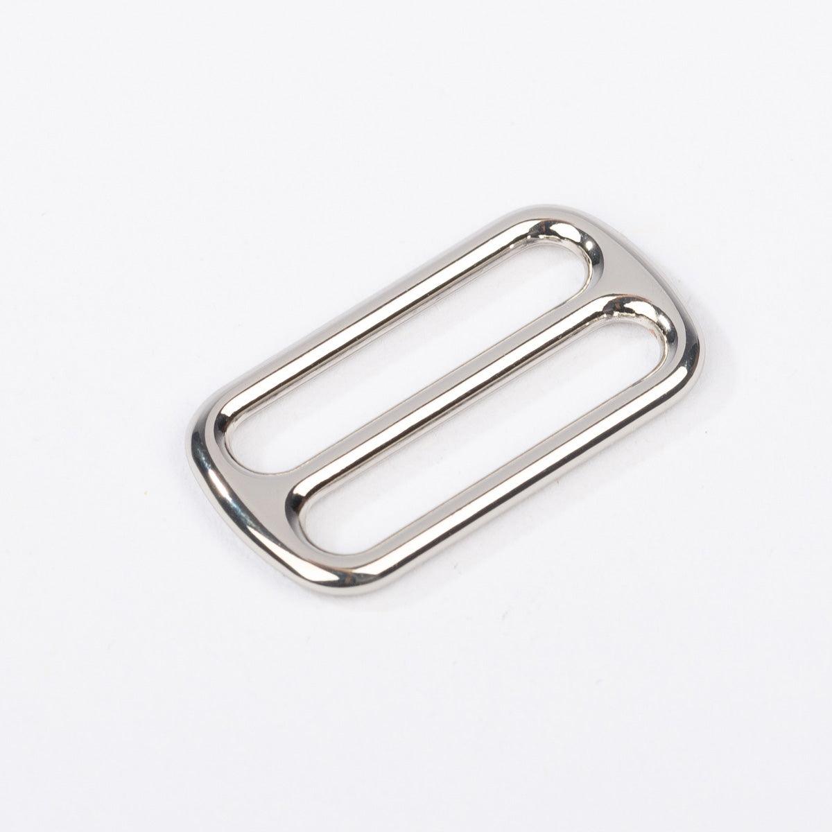 Metal sliding loop - Silver 25 mm