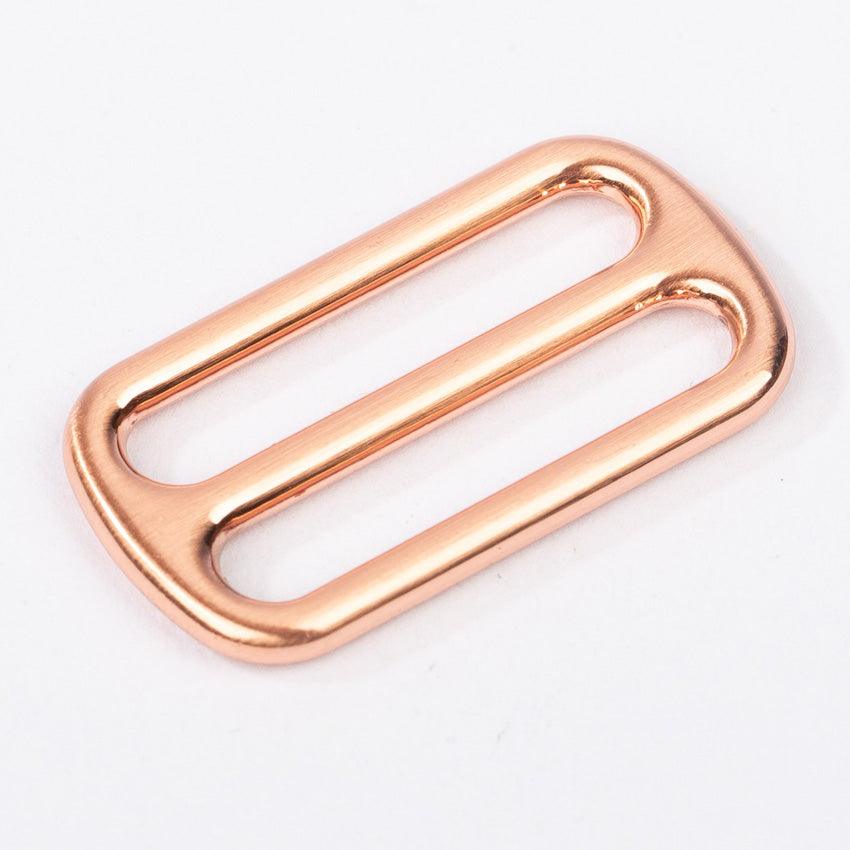 Metal sliding loop - 40 mm pink gold