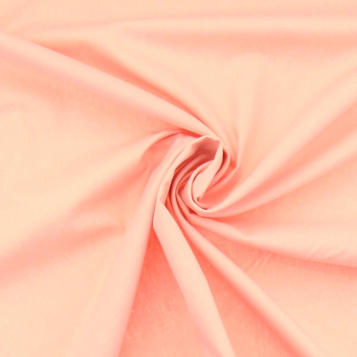 Cotton poplin fabric - Light pink