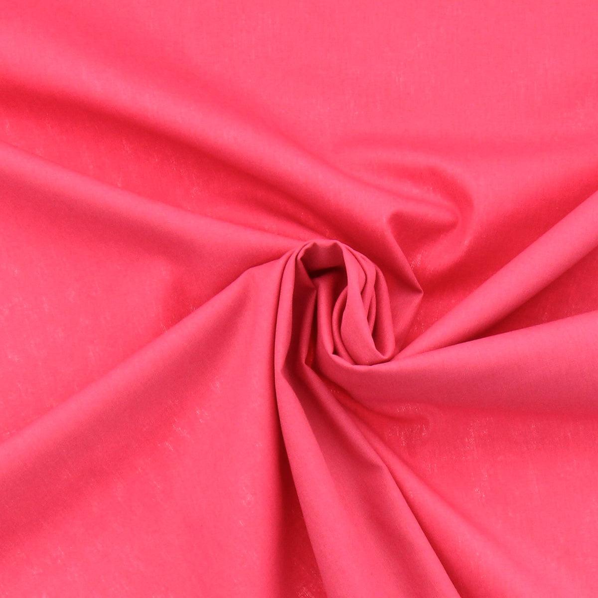 Cotton poplin fabric - Desert pink