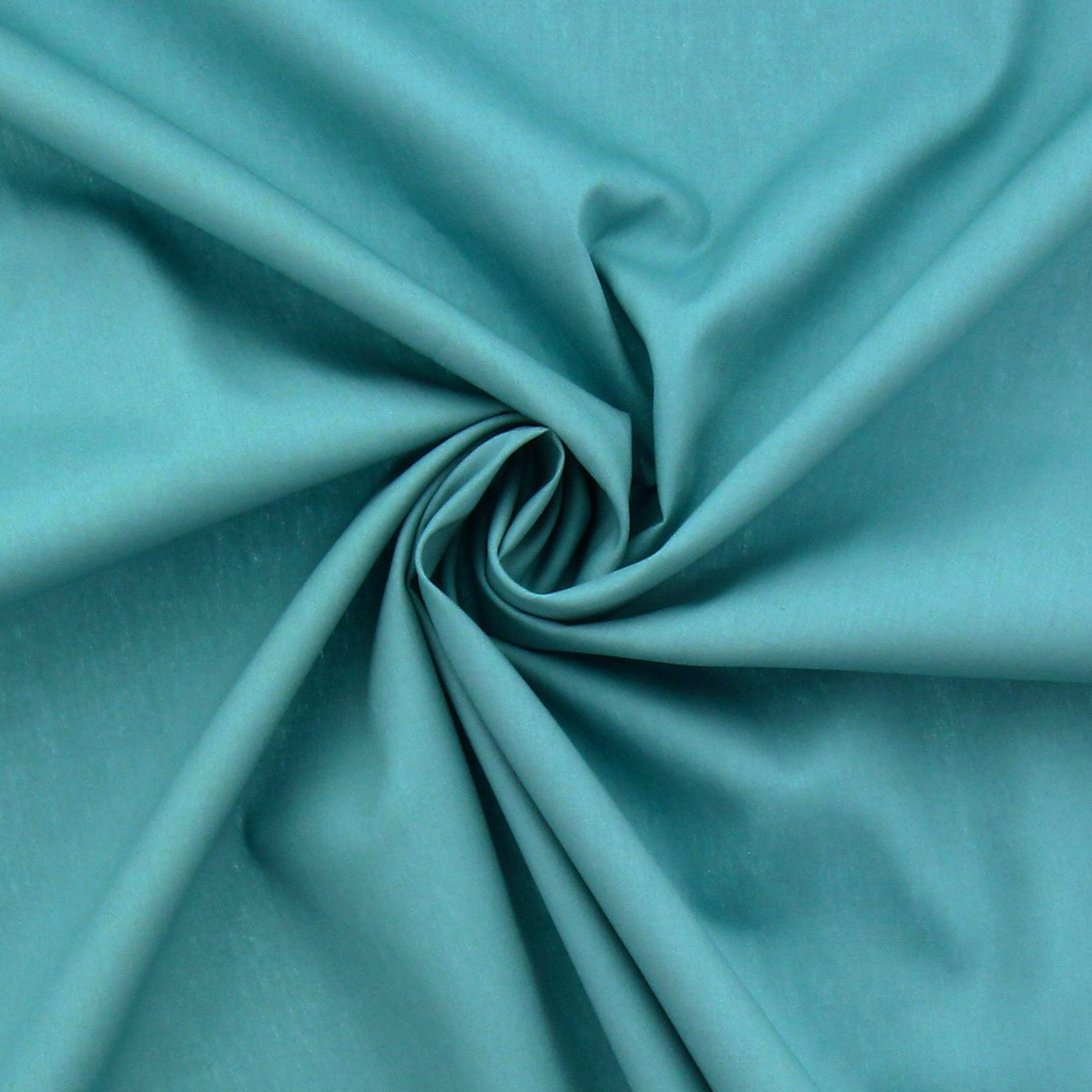 Cotton poplin fabric - Persian blue