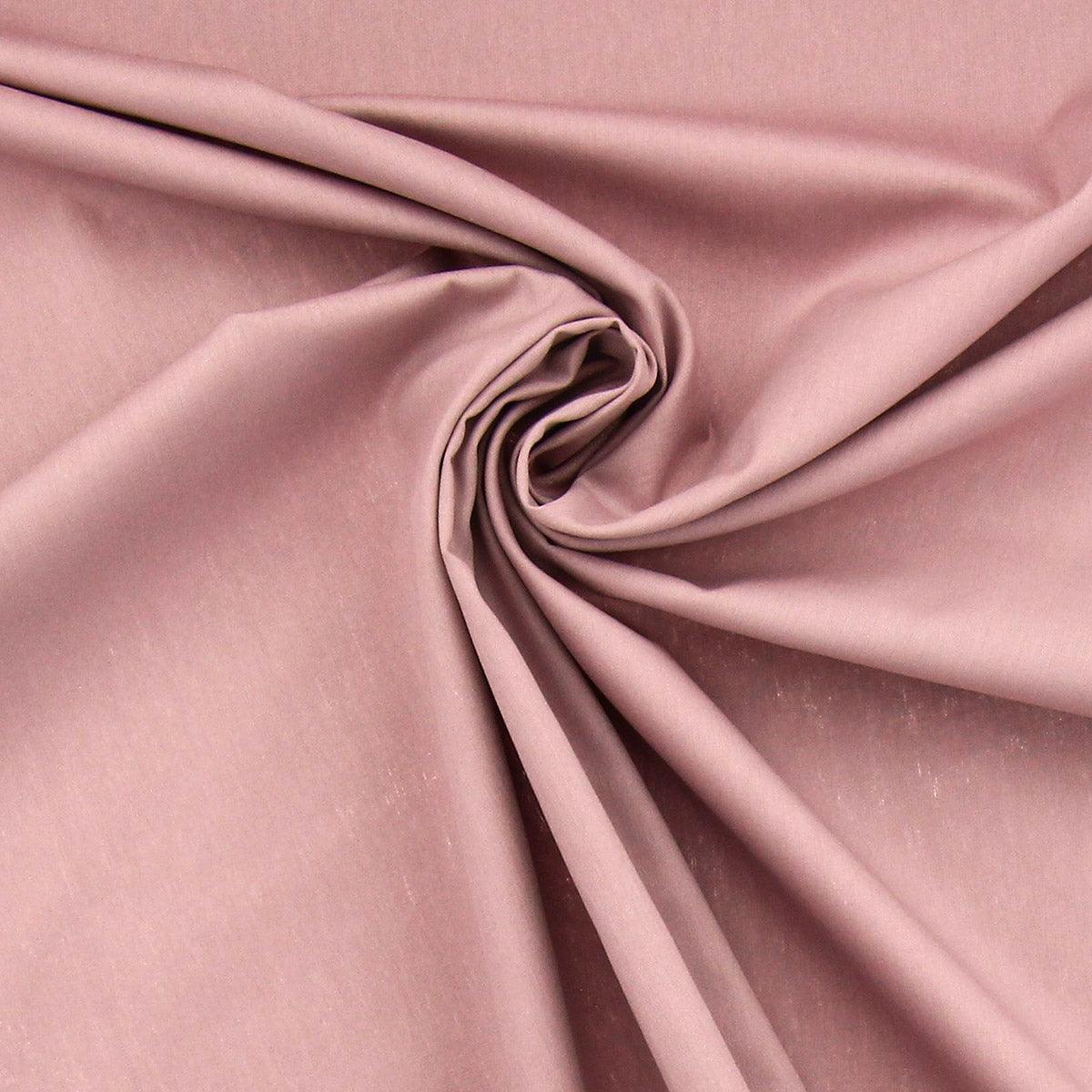 Cotton poplin fabric - Old pink