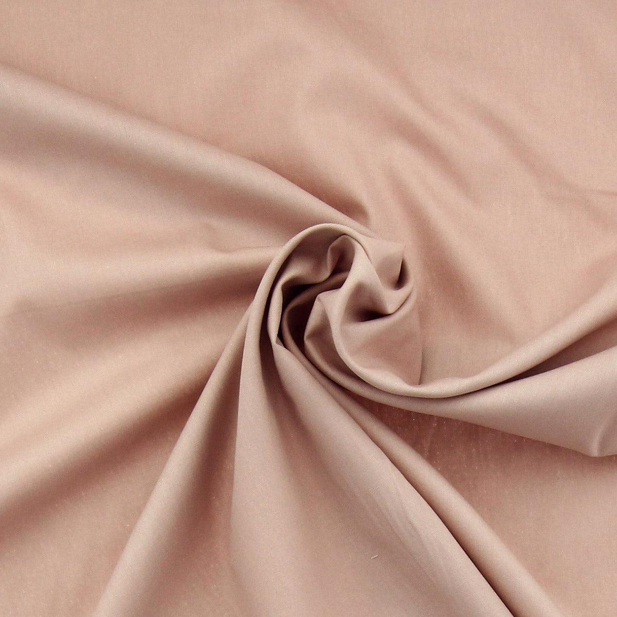 Cotton poplin fabric - beige