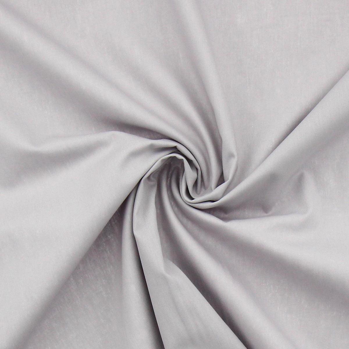 Cotton poplin fabric - Gray mouse