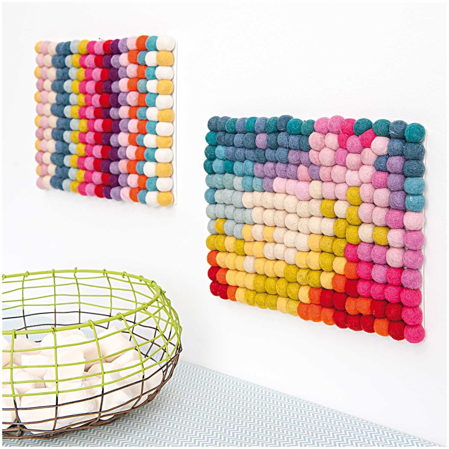 Felt balls - Mixed Multicolor