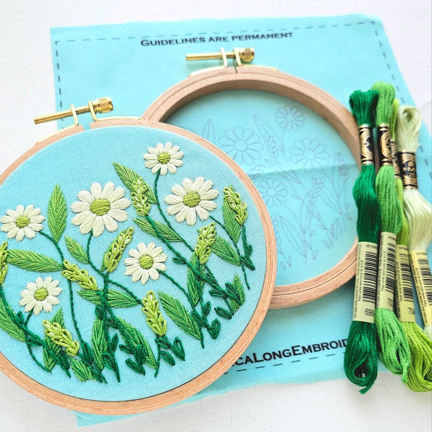 Kit broderie - Daisy Field