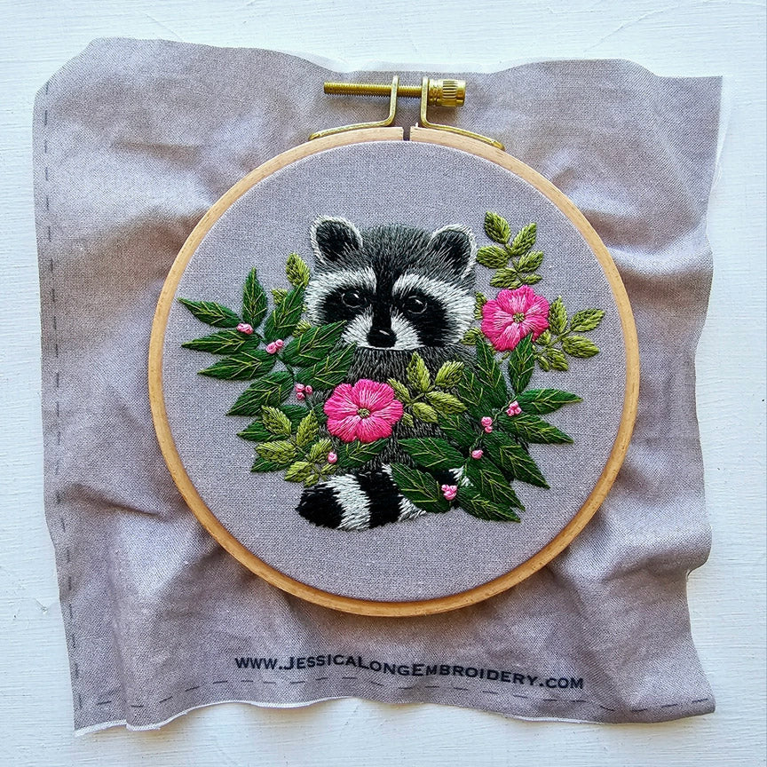 Kit broderie - Raccoon