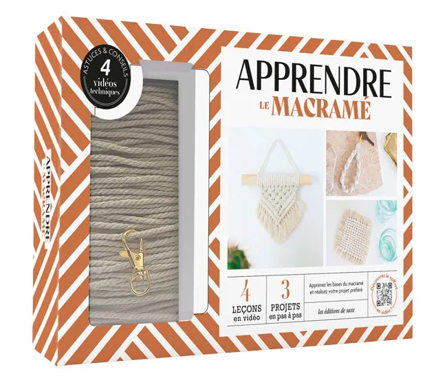 Coffret apprendre le macramé