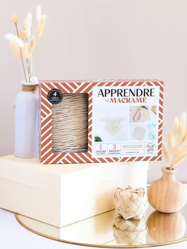 Coffret apprendre le macramé