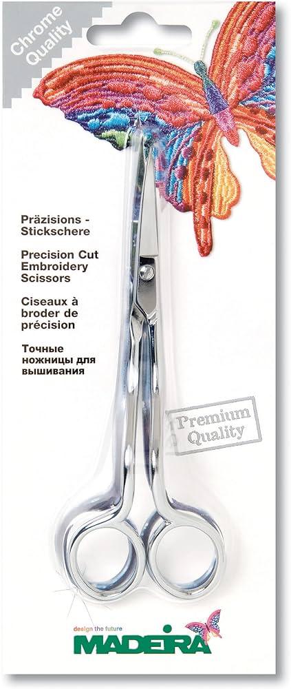 Madeira -coated precision scissors