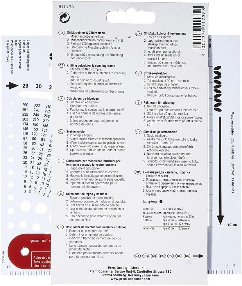 Calculateur de tricotage