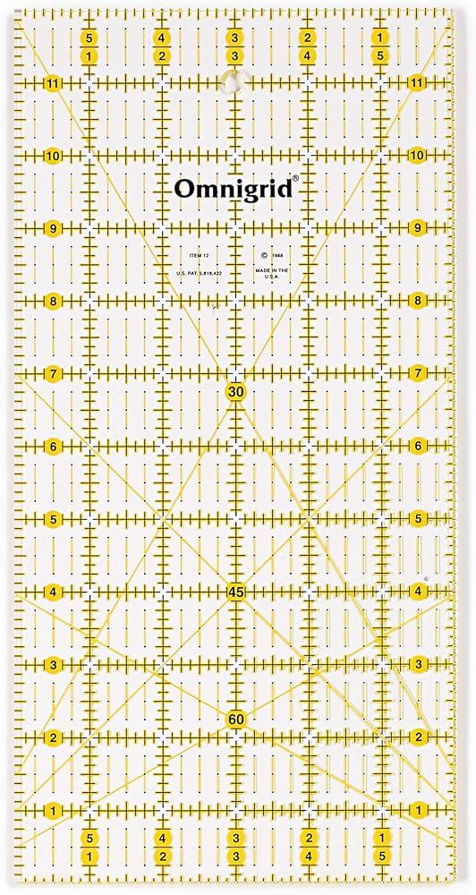 Omnigrid 6 x 12 Zoll Patchwork -Regel