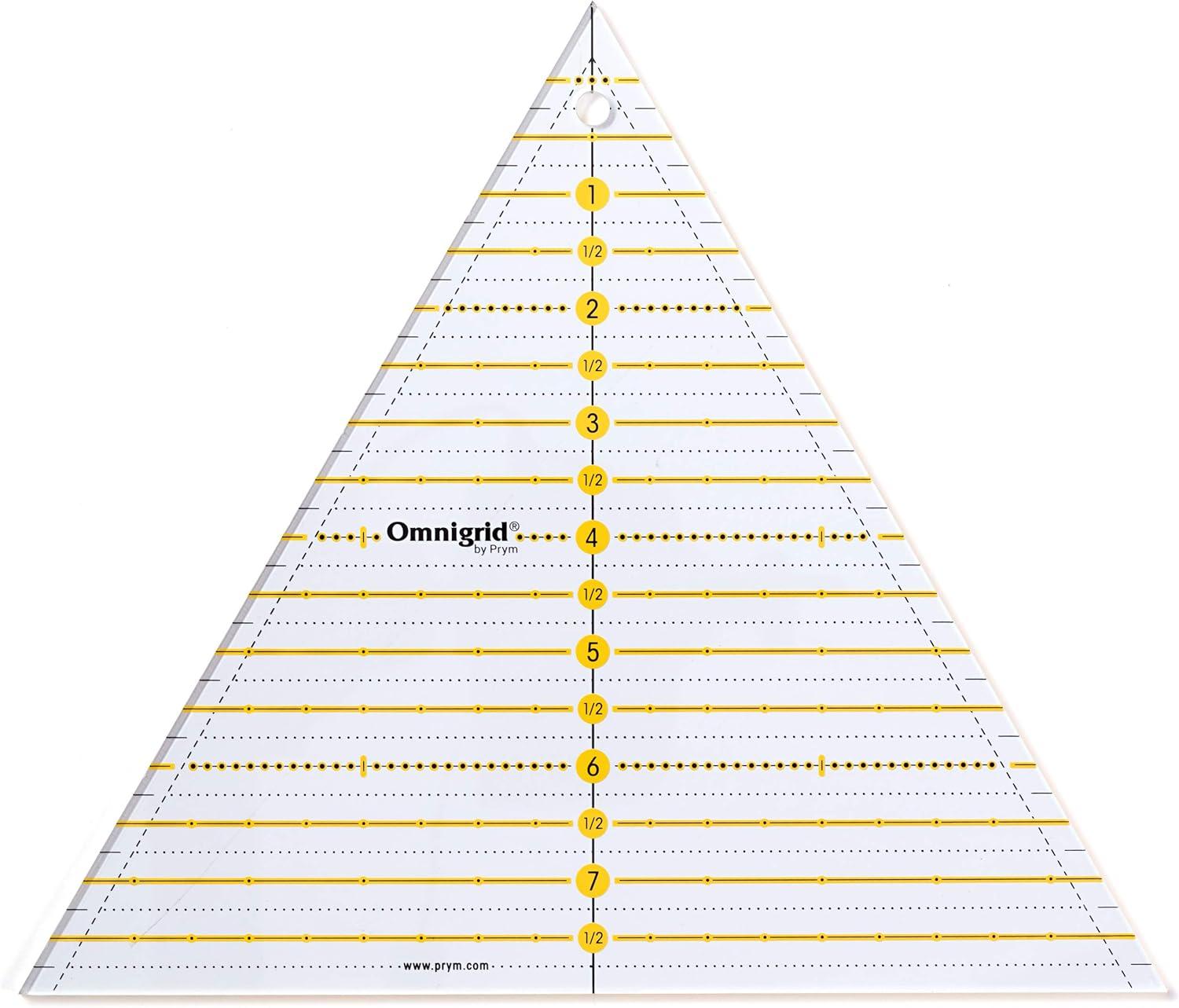 Règle patchwork Omnigrid triangle 60° 8 inch