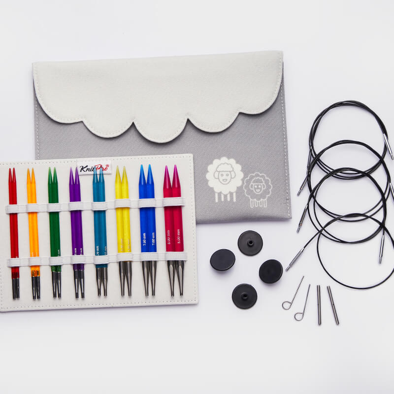 KNITPRO Deluxe Spectra circular knitting needles kit