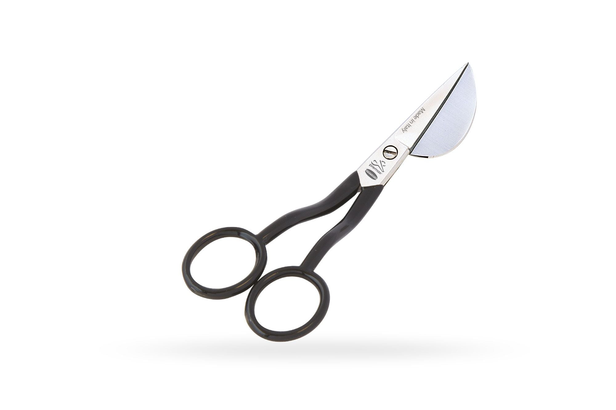 Applied scissors Premax Black curved sleeve 15 cm