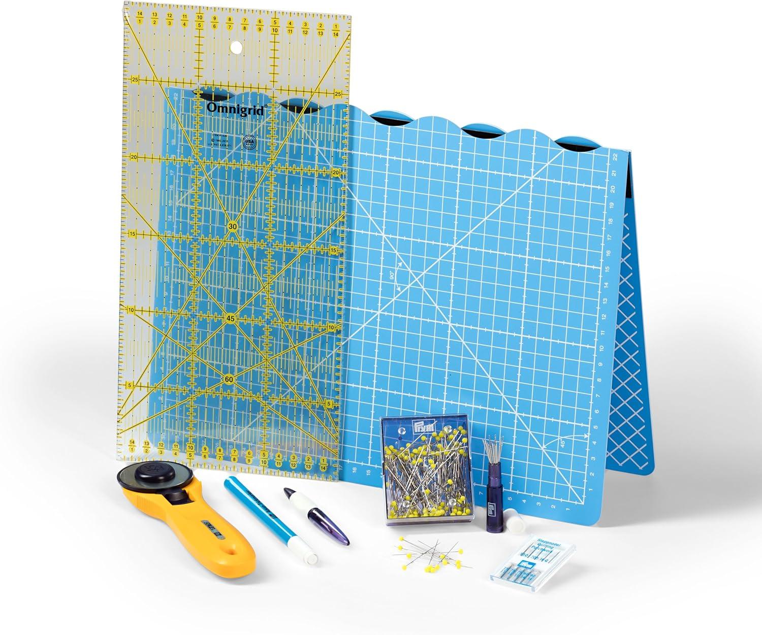 Lot for beginners in patchwork and quilting