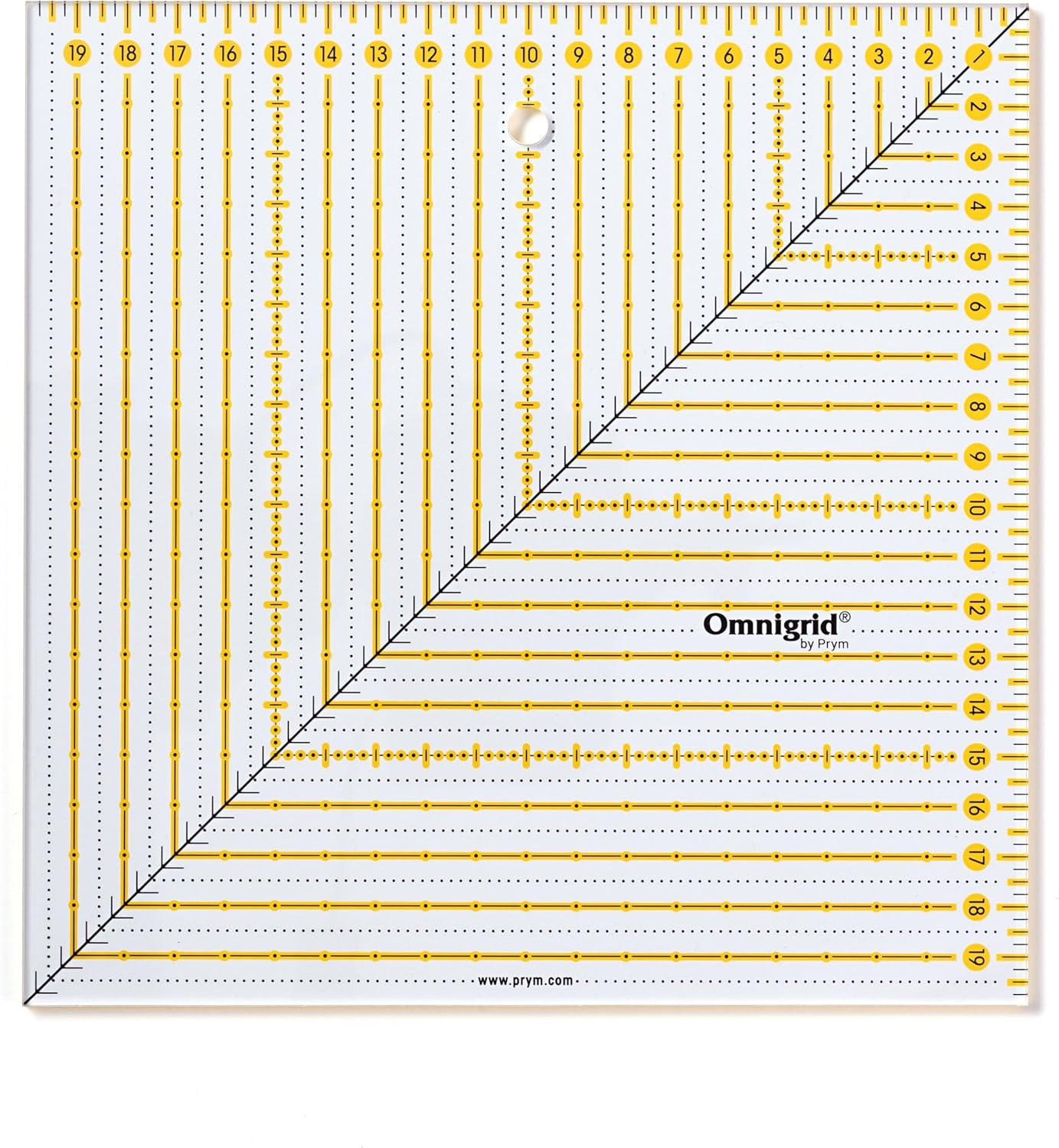 Patchwork rule omnigrid square 20 x 20 cm