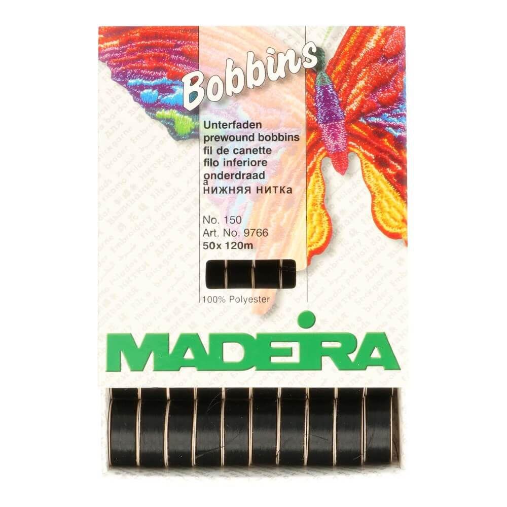 Bobbinfil Madeira - Black pre -boked can