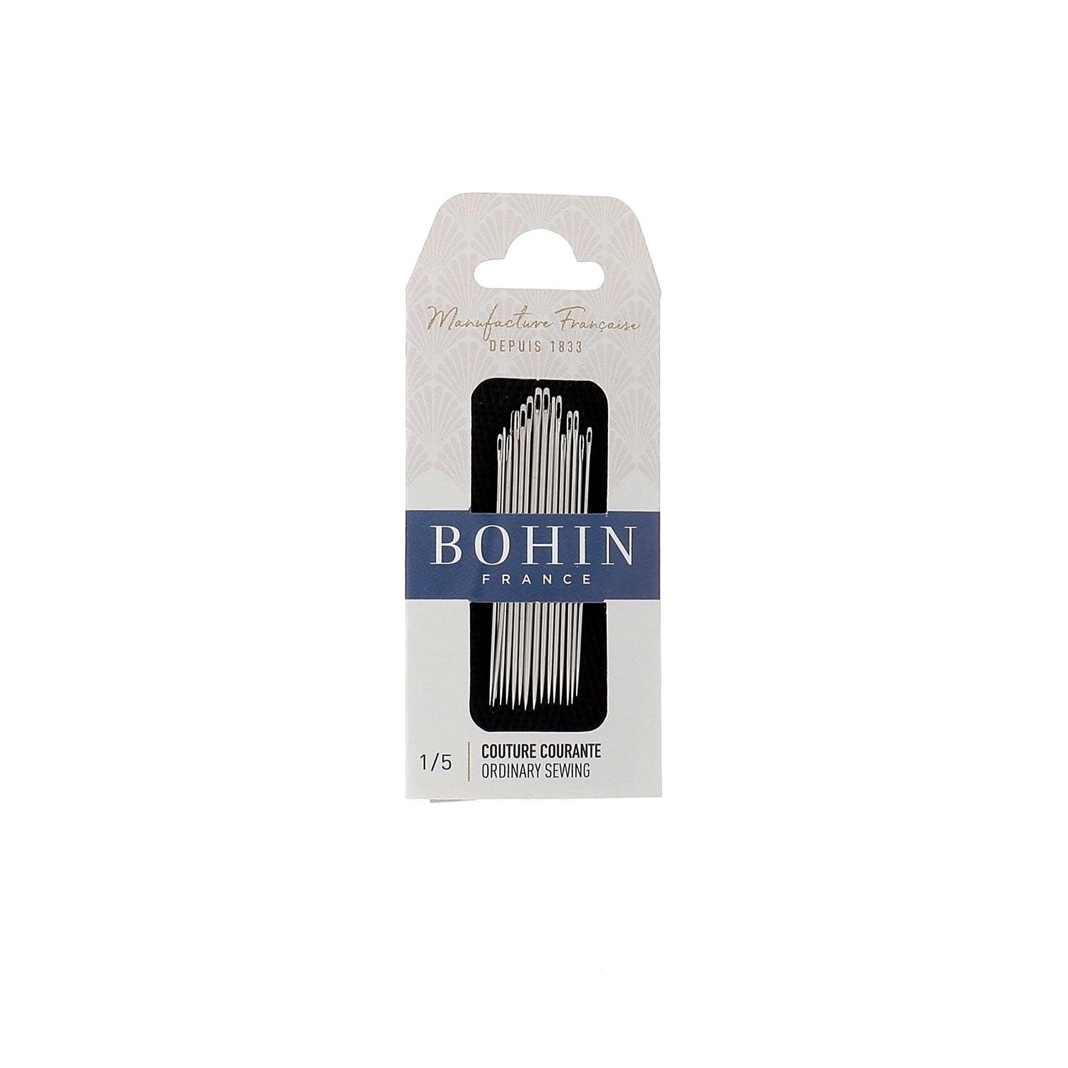 Bohin long sewing needles - 1/5 assortment