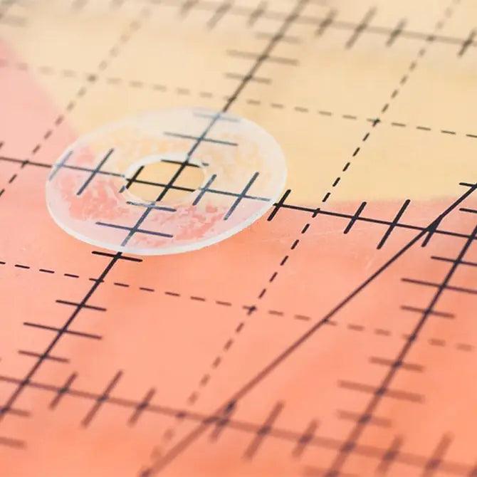 Non -slip rings for patchwork rules