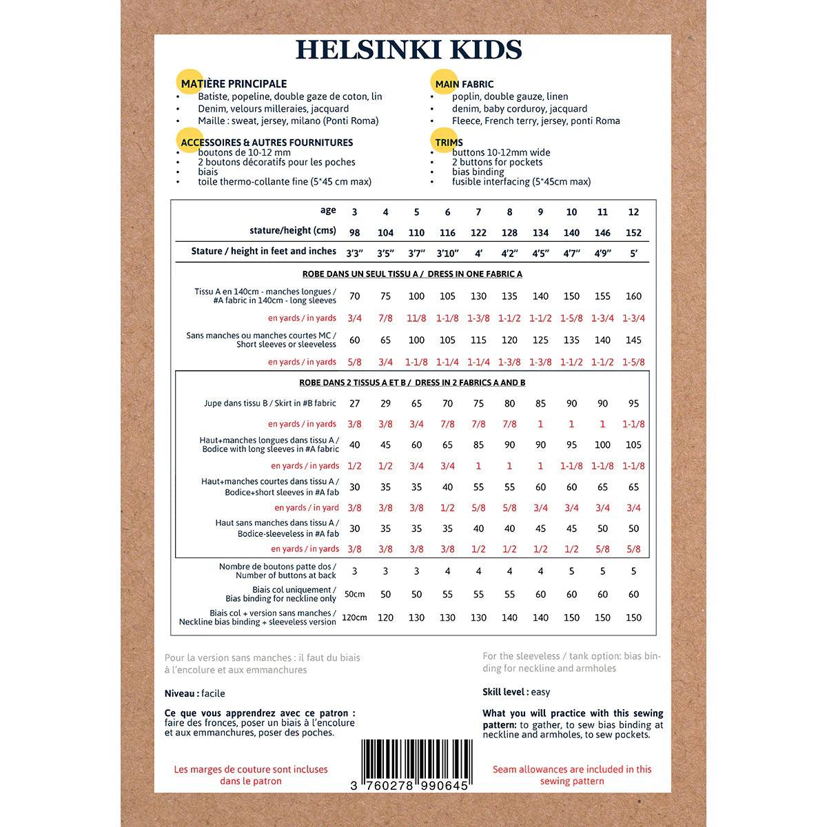 Helsinki Kids - Ikatee Kleidermuster