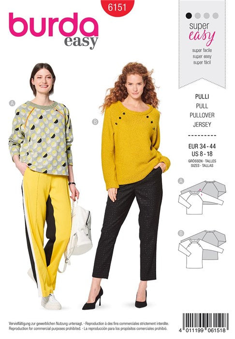 Pull pattern - Burda 6151